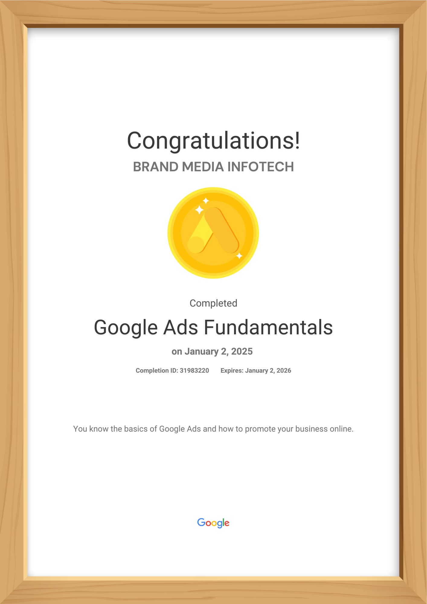 Google Ads Fundamentals