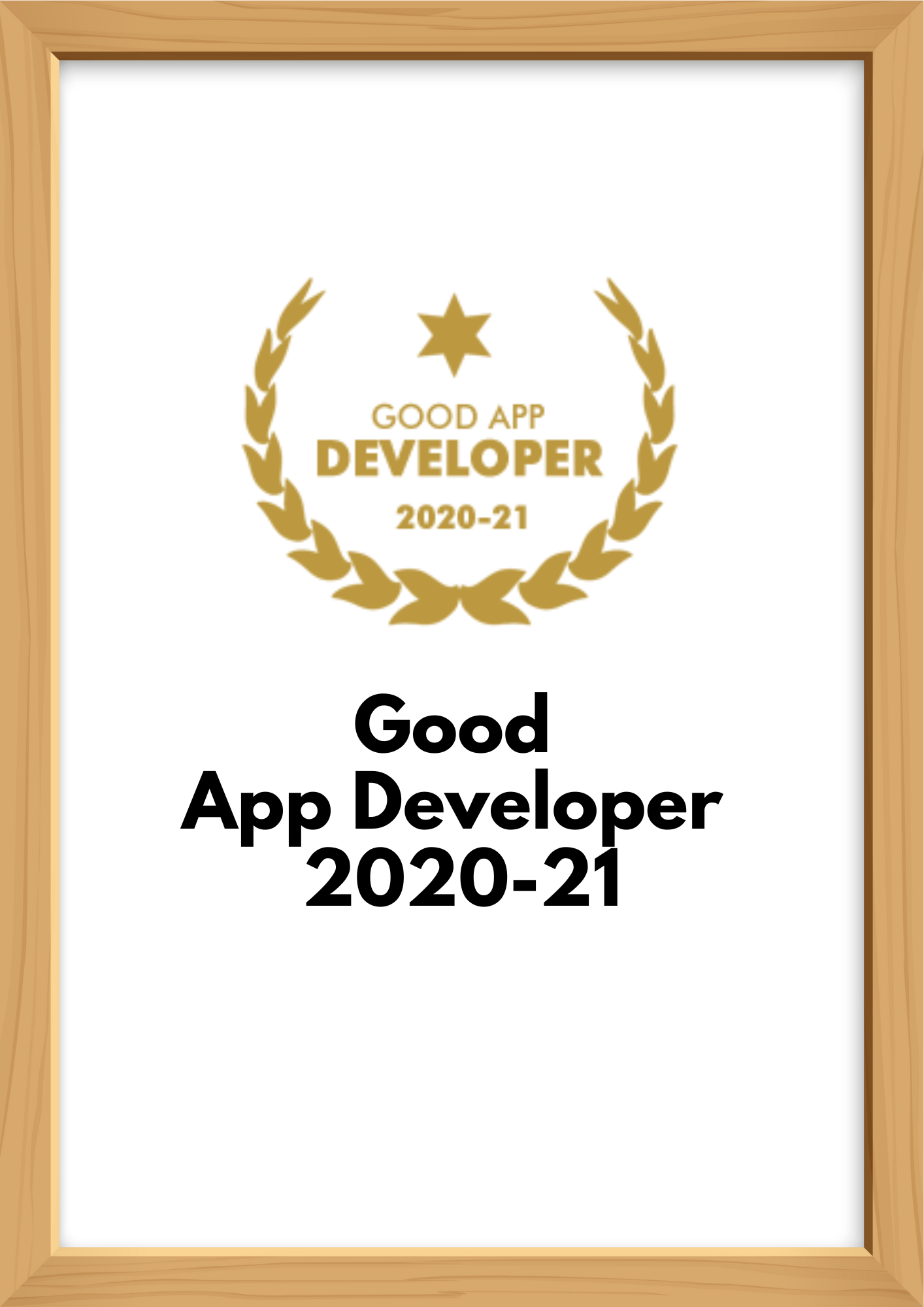 Good App Developer 2020-21